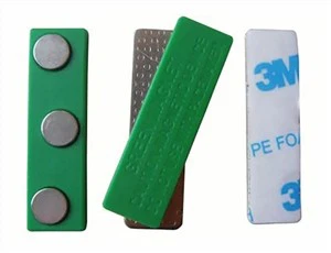 Магнетни држач имена фабрика велепродаја магнетна значка са 3 магнета